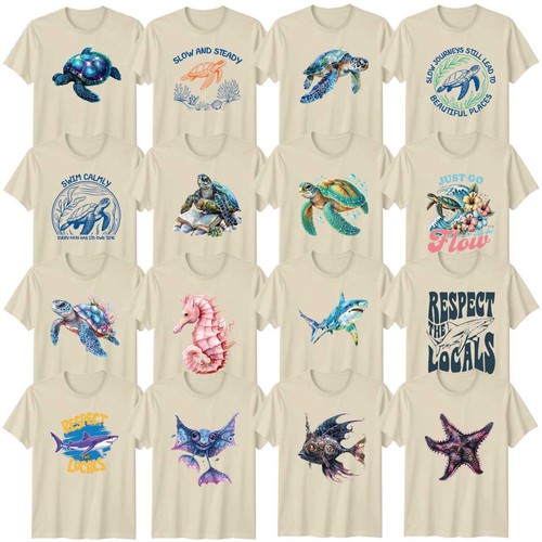 Sea life strand und - und, meer