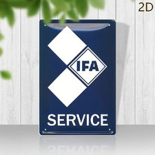 Blechschild IFA DDR Fahrzeugbau Metallschild Nostalgie Vintage TEL2707