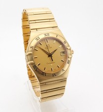 OMEGA CONSTELLATION Herren GOLD 18k 750er 120Gr. Papiere Ref. 11123000