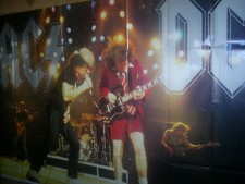 AC/DC POSTERTAPETE 4 tlg - 160 cm x 108 cm RIESEN POSTER PLAKAT ANGUS YOUNG RAR