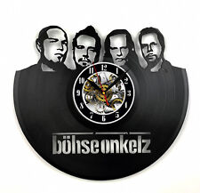 Böhse Onkelz Vinyl Wanduhr
