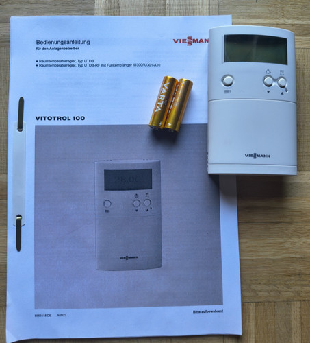 Viessmann vitotrol 100 utdb - vitotrol,