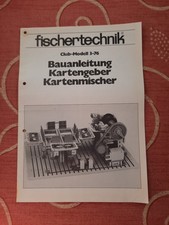 fischertechnik  Bauanleitung