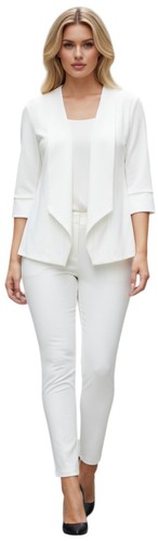 Elfenbeinfarbener damenblazer - elfenbeinfarbener,