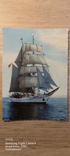 Postkarte segelschulschiff - postkarte,