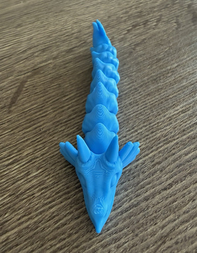 Blauer beweglicher