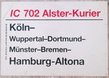 Zuglaufschild IC InterCity 702