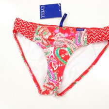 CYELL Bikini Slip Regular Beach savanna red bunt Gr 36 Impressionen Conleys
