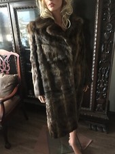 Pelzmantel  Pelz jacke Bisam