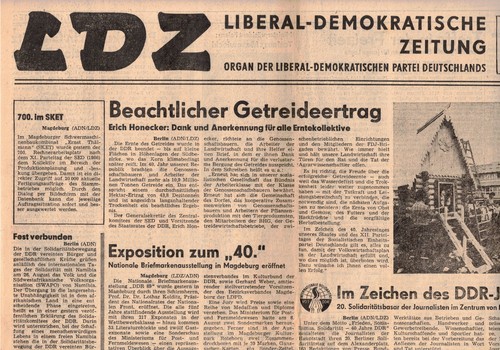 Ddr zeitung ldz halle - ddr,