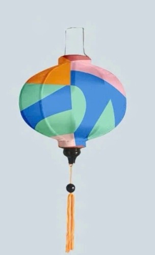 Neu blau bunt - blau, bunt-lampion