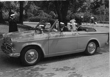 Foto Auto: Oldtimer-Cabrio, 1960-er Jahre Hillman Minx Convertible, 9x14 cm echt