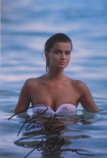 Paulina Porizkova  orig. Autogramm  20x30 SEXY
