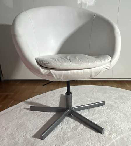 Ikea drehsessel leder weiß - ikea,