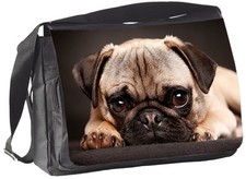 MOPS - Schwarze COLLEGETASCHE Handtasche Tasche Tragetasche Bag 34 - MOP 03