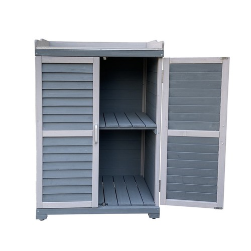 Gartentisch unterschrank grau - unterschrank,