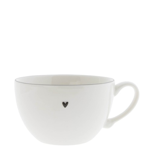 Suppentasse klein heart weiß - klein,