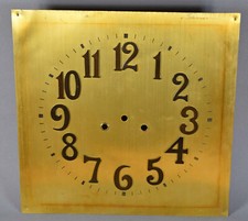 Altes großes Uhren Zifferblatt f Wanduhr Standuhr Schuluhr Uhrmacher clock dial