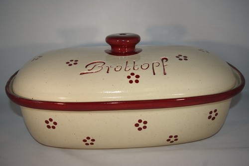 Brottopf rubin oval neu - 40, cm