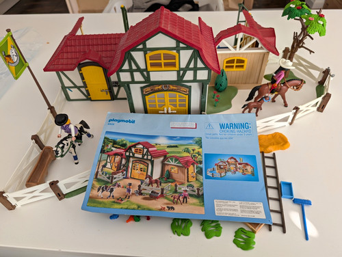 Playmobil großer reiterhof - großer, /