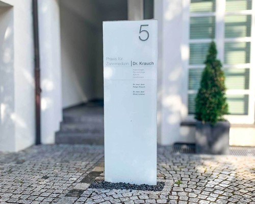 Werbestele glasdesign h - werbestele,, glasdesign,