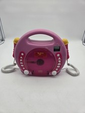 X4 TECH Bobby Joey CD Player für USB-Stick SD-KarteMP3-CD 2X Mikrofone Karaoke