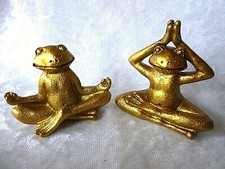 Yoga Frosch Mini Gold