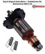 Bosch Original Anker/Rotor + Kohlebürsten für Bohrhammer GBH 2-28