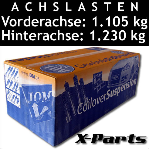 Jom gewindefahrwerk touran - jom, vw