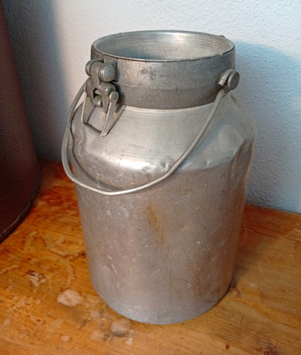 Aluminium milchkanne silber - aluminium,