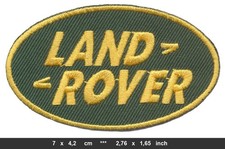 LAND ROVER Aufnäher Patch Automobile 4x4 Offroad Defender Discovery England v1