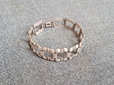 wunderschönes uraltes 835er Silber-Glieder-Armband - Art Deco, Retro, Jugendstil