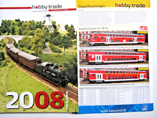 Hobbytrade KATALOG 2008 Doppelstockwagen DB DSB METRONOM mit ESU Preisliste DOST