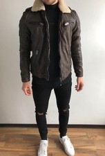 Neu Be Edgy Lederjacke ANDY ADAL CLIFF CLAUDIO S M L XL Schwarz Braun Tigha YPS