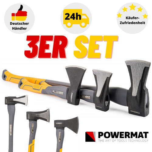 Axt 3er set spaltaxt spaltbeil - 3er,