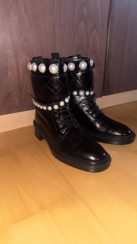 Zara leder biker stiefeletten - zara,