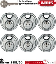 6x ABUS Mini Diskus