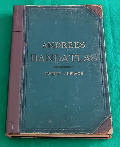 Sehr alter andrees handatlas - sehr,