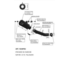 Schwarz Auspuff Schalldampfer