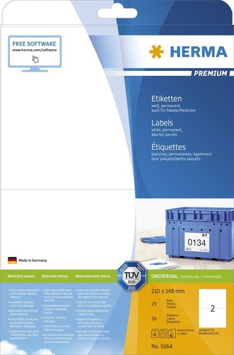 Herma 5064 - , etiketten