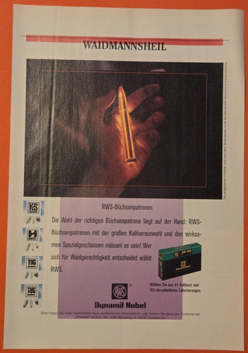 Büchsenpatronen h mantel - 8.,