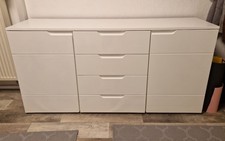 Sideboard - weiß Hochglanz - 160 x 82 x 40 cm 