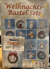 Weihnachts Bastelset  Adventskranz  Perlenarbeit mit Anleitung