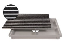 ACO 60x40cm ALU Fußmatte Rips