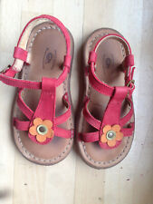 Sandale mit Blümchen, 25, id-nature, Maas-Natur, bio, pflanzlich gegerbtes Leder