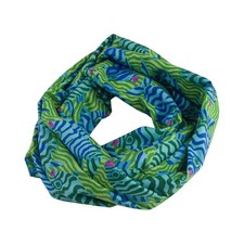 Damen-Rundschal Loop Fische