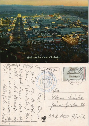 Ansichtskarte münchen - ansichtskarte,