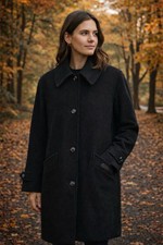 Weill Mantel schwarz aus Wolle