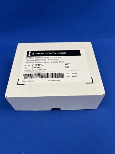 Pasteurpipetten aus glas 150 - aus,