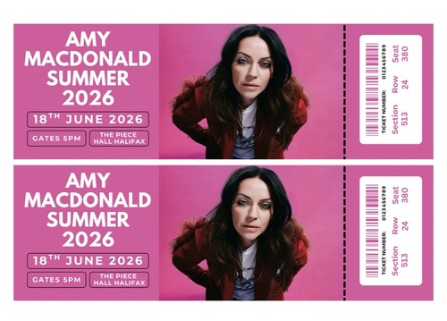 Amy macdonald summer 2026 - amy,